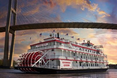2 HR Savannah Riverboat Dinner Cruise with Onboard Entertainment - The Boat Setup: Glass Decks, Outdoor Patio, and Where to Get a Good View