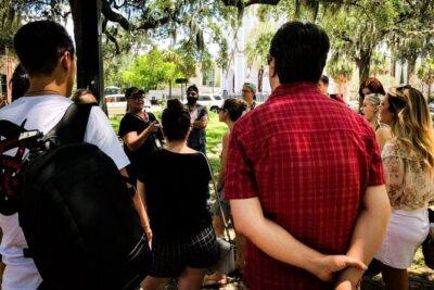 90 minute Original Haunted Savannah Tour | 8pm - The Historic District Portion: Squares, Old Houses, and the Stories Behind Them