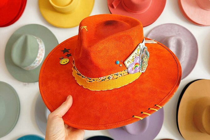 DIY Hat Bar Experience in Savannah - The Mess Hall Truck Shop studio: how the process stays fun (not frustrating)