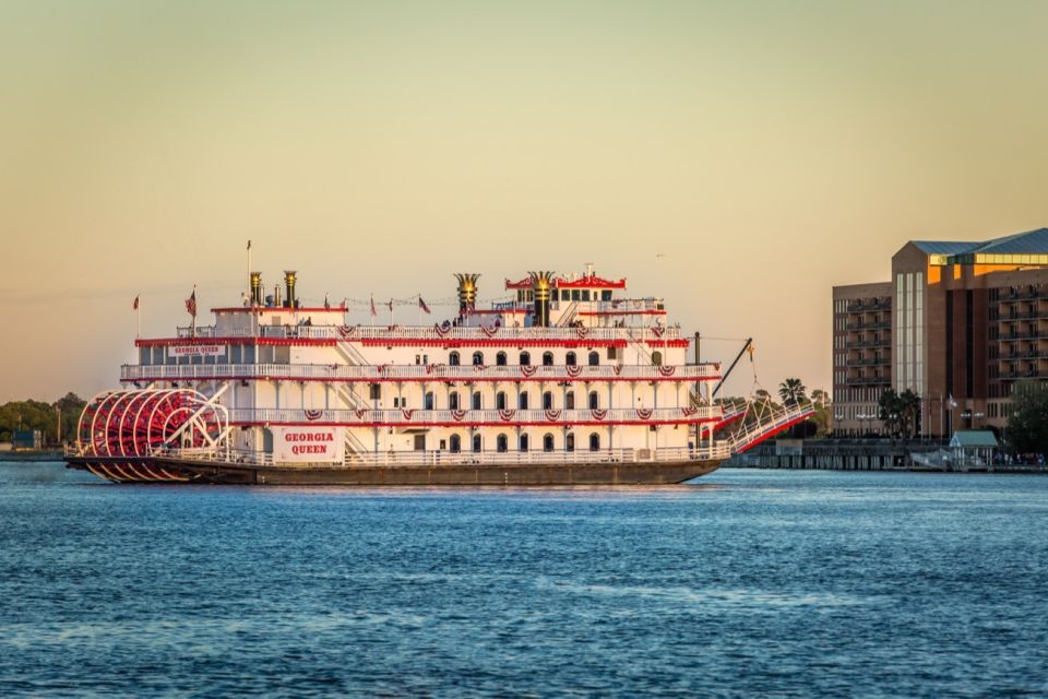 Savannah: Buffet Dinner Cruise with Live Entertainment - Sunset and river views: the upper deck is the move
