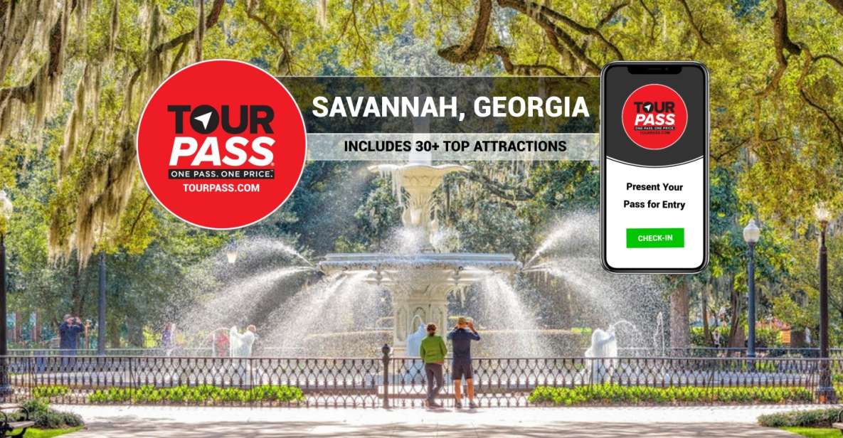 Savannah: Full Admission Tour Pass for 30+ Tours - How the 1-Day Pass Works (Featured vs Standard)