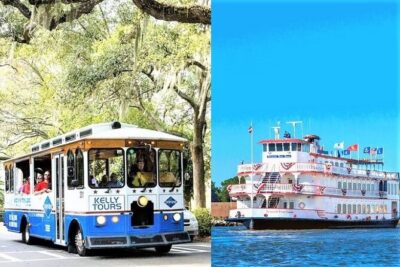 Savannah Land & Sea Combo: City Sightseeing Trolley Tour with Riverboat Cruise - The 90-Minute Trolley Loop: Historic Squares, Victorian Streets, and River Street