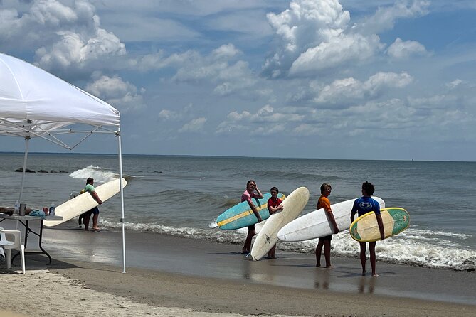 Surf lesson with KTO Yoga Surf - Price and value at $175 for a 2-hour beginner lesson